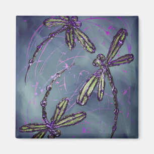 Íman Dragonfly Purple Night Fliting