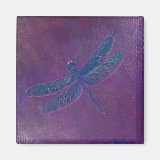 Íman Dragonfly Sunset Sparkle (Frente)