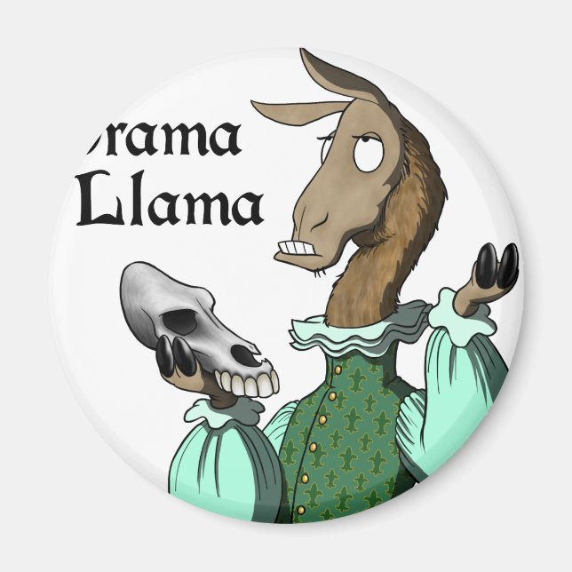 Íman Drama Llama (Frente)