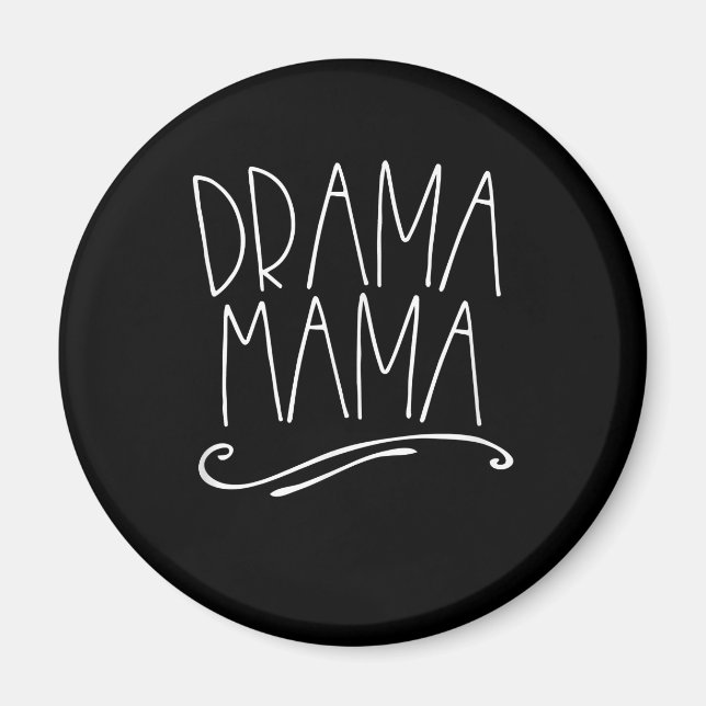 Íman Drama Mama Atrás do Palco Mãe Atuando (Frente)