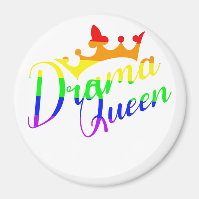 Íman Drama Queen | Orgulho LGBTQ+ (Frente)
