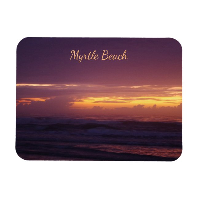 Íman Dramatic Sunrise em Myrtle Beach (Horizontal)