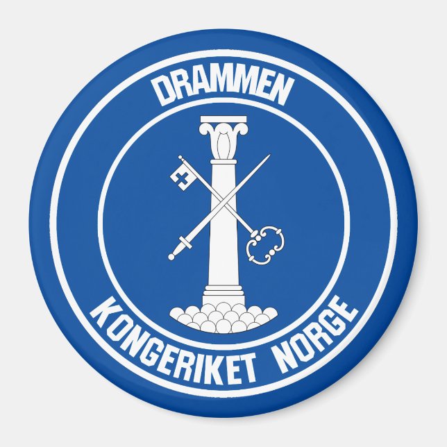 Íman Drammes Round Emblem (Frente)