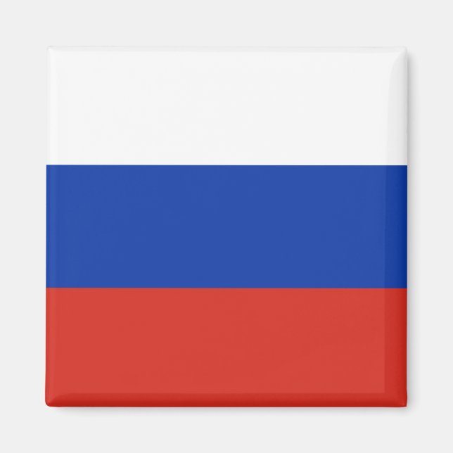 Íman Drapeau Russie tricolore (Frente)