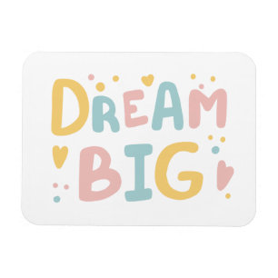 Íman Dream Big Pastel Hearts