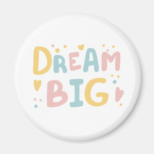 Íman Dream Big Pastel Hearts
