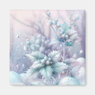 Íman Dreamy Christmas Holly Magnet