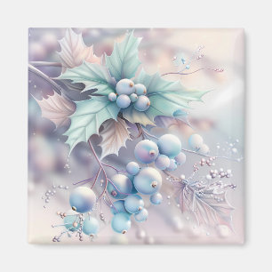 Íman Dreamy Christmas Holly Magnet