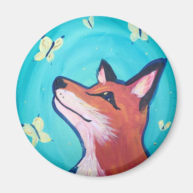 Íman Dreamy Fox Kitchen Magnet (Frente)