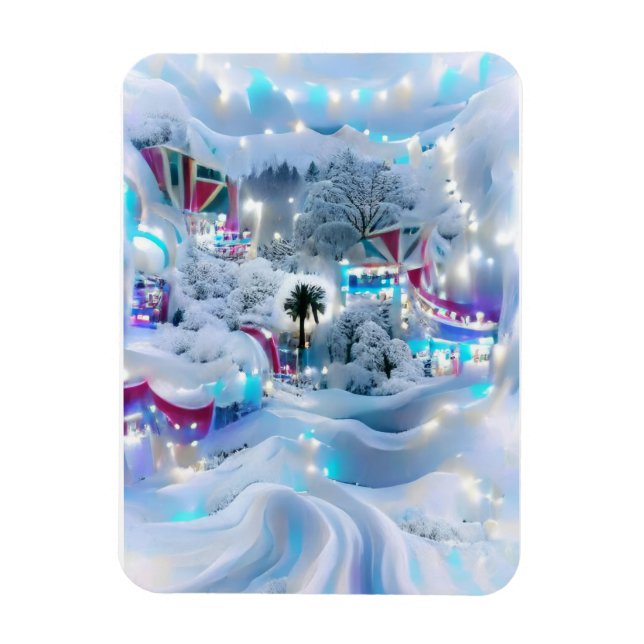 Íman Dreamy Winter Wonderland Lights (Vertical)