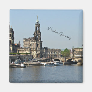 Íman Dresden, Alemanha, paisagem urbana