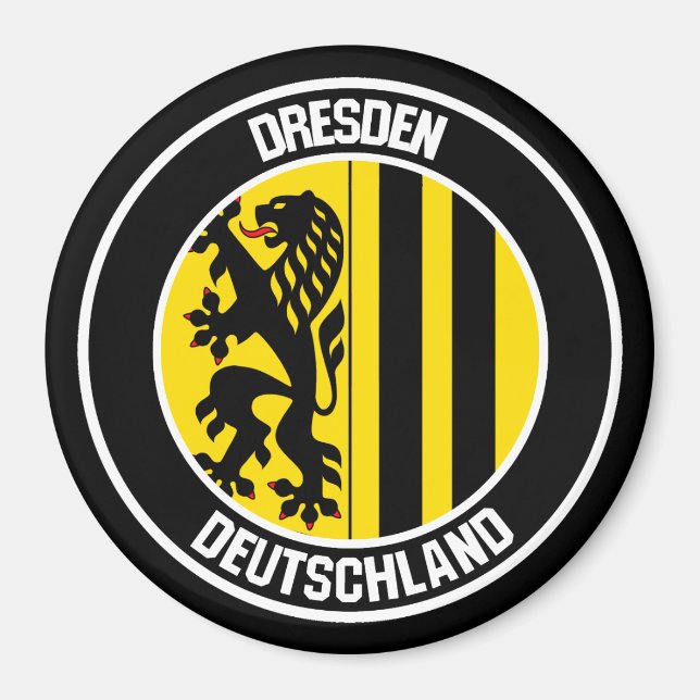 Íman Dresden Round Emblem (Frente)