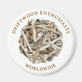 ÍMAN DRIFTWOOD THEMED MAGNET. FRIDGE MAGNET