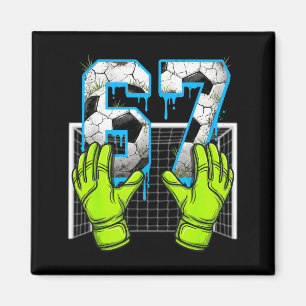 Íman Drip de Futebol 67 Seis Sete Meme Desi Divertido G