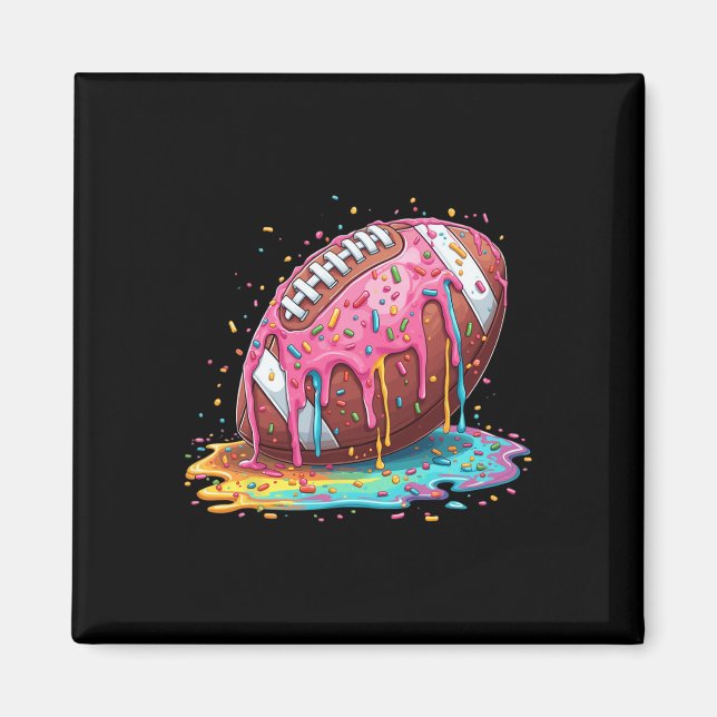 Íman Dripe De Futebol Para Lineman Wr Sorvete Rb Sprin (Frente)