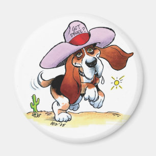 Íman Drool obtido Basset? Ímã médio