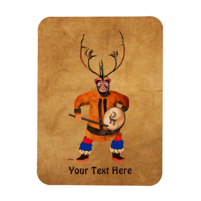 Íman Drumming Shaman (Vertical)