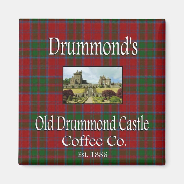 Íman Drummond Castle Coffee Co. Magnet (Frente)