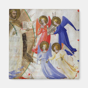 Íman ds 558 f.67v Ruas Dominic com quatro anjos musicai