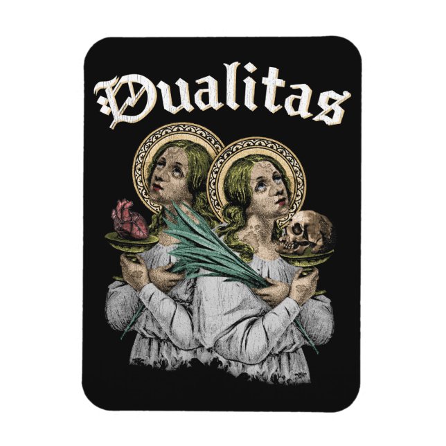 Íman Dualitas - Design gótico (Vertical)