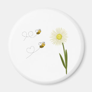 Íman Duas abelhas pequenas e bonitas