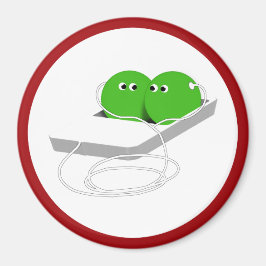 Íman Duas ervilhas num pote