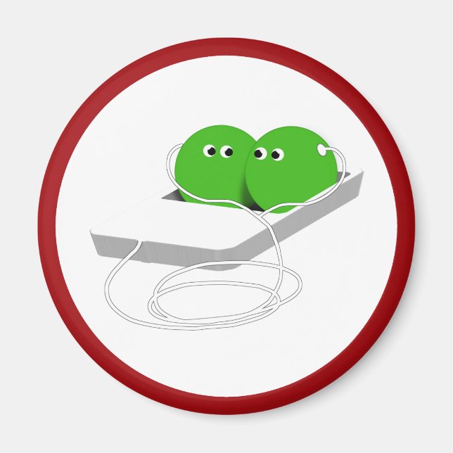 Íman Duas ervilhas num pote (Frente)