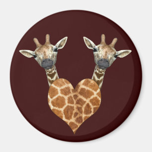Íman Duas girafas adoráveis