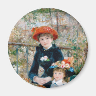 Íman Duas Irmãs em Terrace por Renoir. Impressão de art