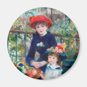 Íman Duas Irmãs (No Terrace) Pierre Auguste Renoir