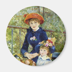 Íman Duas irmãs (no terraço) por Pierre Renoir