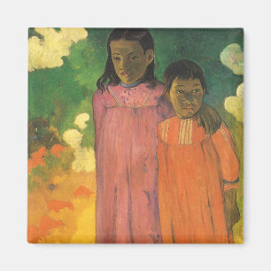Íman Duas Irmãs por Paul Gauguin, Vintage Fine Art
