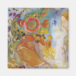 Íman Duas jovens entre as flores, Redon