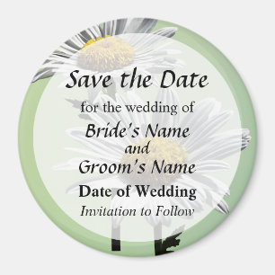 Íman Duas margaridas ao sol Salve a data