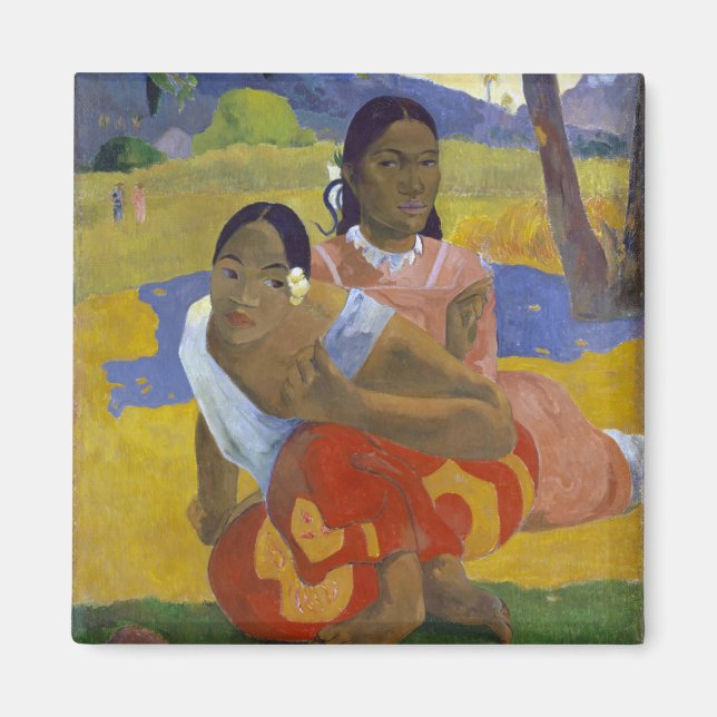 Íman Duas Mulheres Tahitianas, Gauguin (Frente)