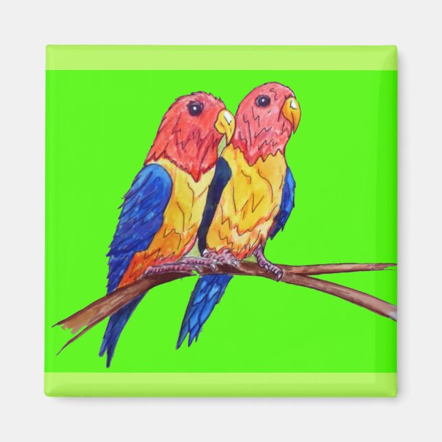 Íman Duas partes em um perch (Frente)