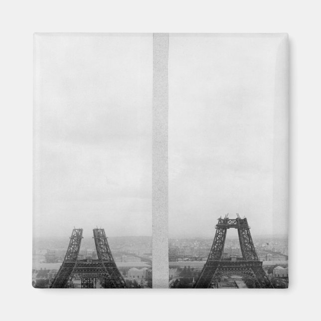 Íman Duas perspectivas sobre a construção do Eiffel (Frente)