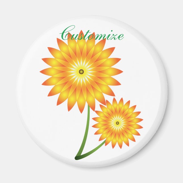 Íman Duas Planta De Girassol Thunder_Cove (Frente)
