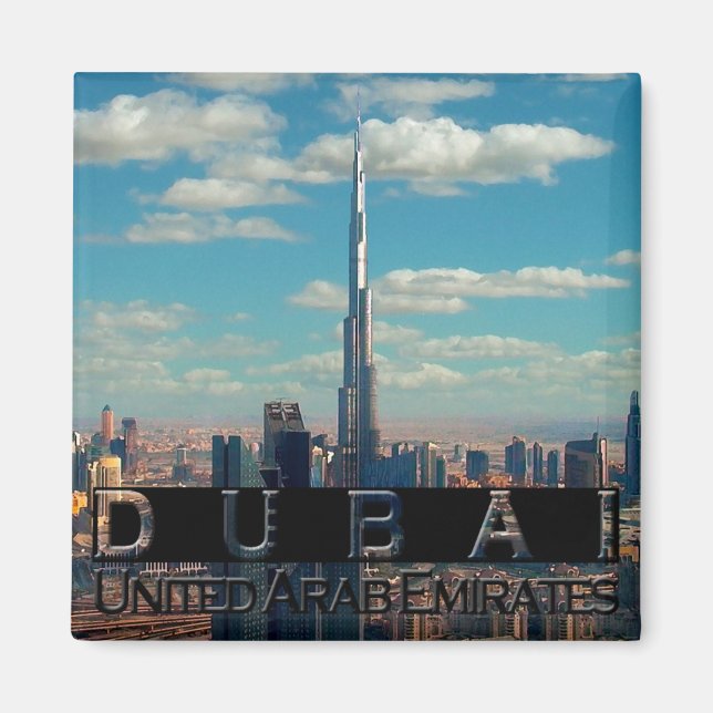 Íman Dubai EAU Souvenir (Frente)
