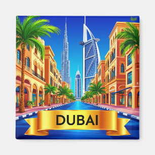 Íman 🧲 Dubai Emirados Árabes Unidos Memória de Férias