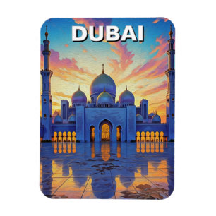 Íman Dubai Grand Mesquita UAE Sunset