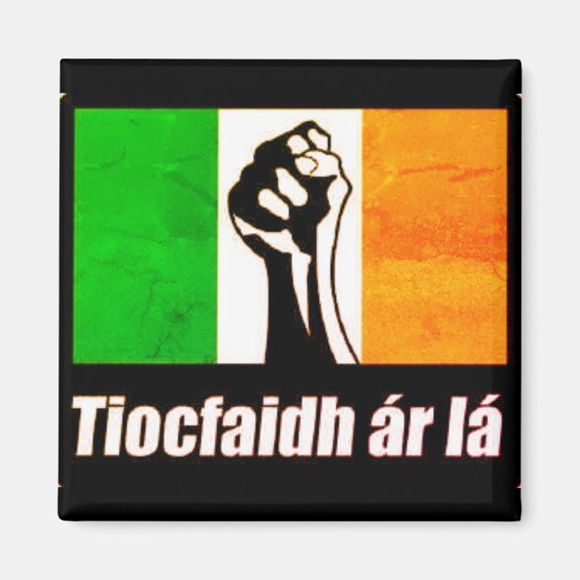 Íman Dublin 1916 Tiocfaidh ar la magnet (Frente)