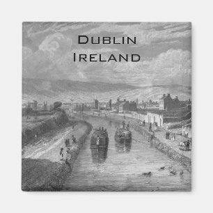 Íman Dublin da ponte de Blaquiere, canal real, Ireland