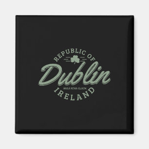 Íman Dublin Irlanda Folha de Trevo Irlandês Dia de São
