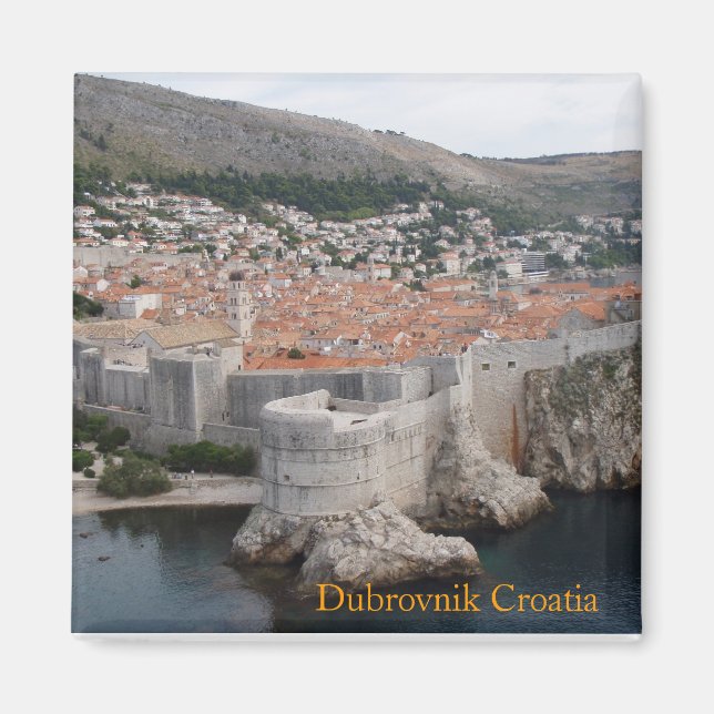 Íman Dubrovnik Croácia Magnet (Frente)