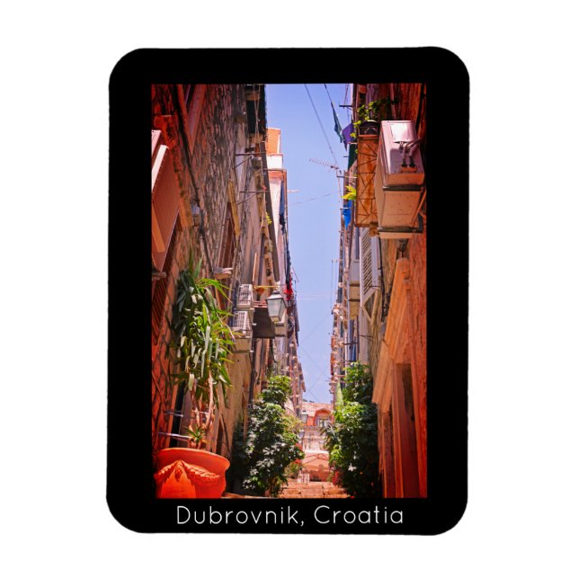 Íman Dubrovnik Dentro das antigas muralhas da cidade II (Vertical)