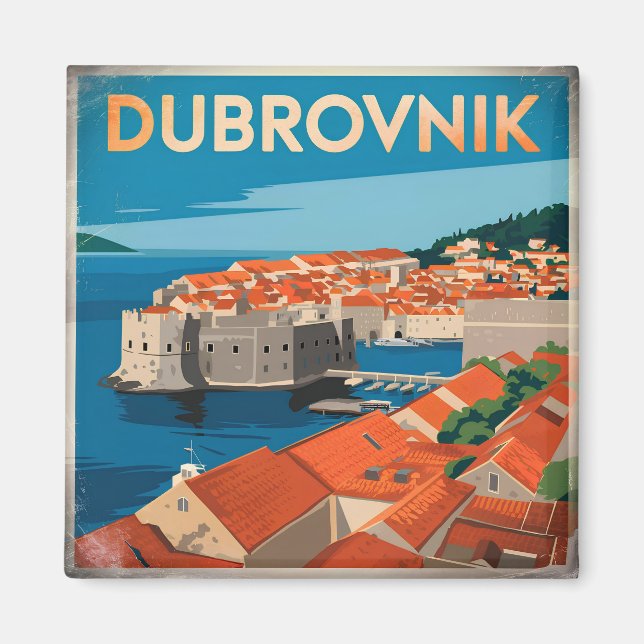 Íman Dubrovnik vintage (Frente)