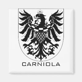 Íman Ducado de Carníola Arte Heráldica Monocromática