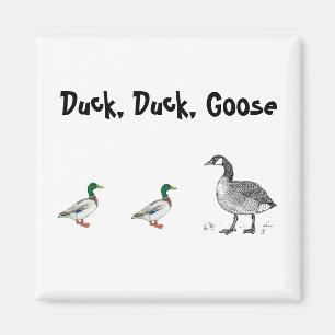 Íman Duck Duck Goose Crianças Engraçadas Jogo Cartograf