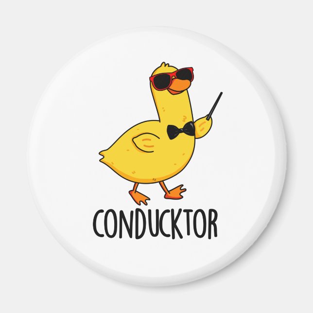 Íman Duck Pun, Condutor de Música Engraçado de Con-duck (Frente)